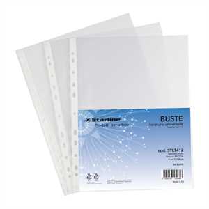 Buste forate - Medium - buccia - 22x30 cm - Starline - conf. 50 pezz