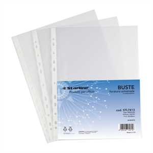 Buste forate - Medium - liscio - 22x30 cm - Starline - conf. 50 pezz