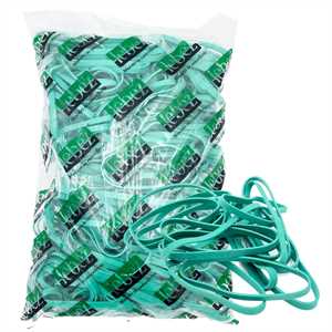 Elastico fettuccia - diametro 15x0,8 cm - 1 kg - col. Verde