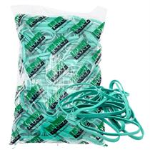 Elastico fettuccia - diametro 15x0,8 cm - 1 kg - col. Verde