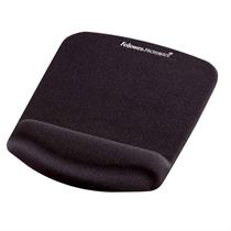Mousepad con poggiapolsi in FoamFusion Microban PlusTouch - nero