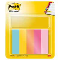 Segnapagina Post-it-12,7 x 44 mm - 5 colori assortiti- conf. 250 pz