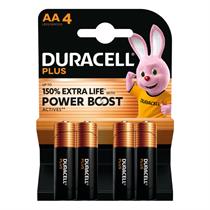 Pila stilo AA - 1,5V - Plus Powerboost - Duracell - blister 4pz