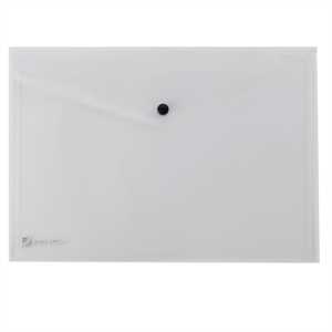 Busta con bottone Pull - 21x29,7 cm - trasparente - King Mec
