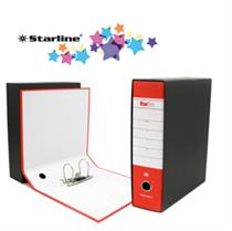 Registratore Starbox - dorso 8 cm - commerciale - rosso - Starline