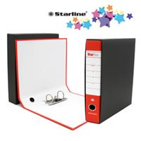 Registratore Starbox - dorso 5 cm - commerciale - rosso - Starline