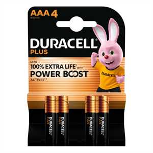 PILE DURACELL AAA MINISTILO PZ.4