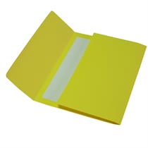 Cartelline a busta cartoncino Bristol 200gr- 26x34 cm - giallo 25pz