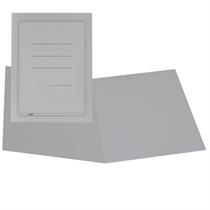 Cartelline semplici con stampa cartoncino 145 g - col. grigio