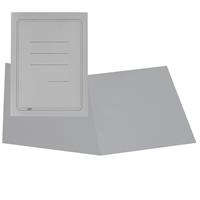 Cartelline semplici con stampa cartoncino 145 g - col. grigio