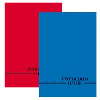 REGISTRO PROTOCOLLO LETTERE RICEVUTE-SPEDITE 21x31cm 100fg BM