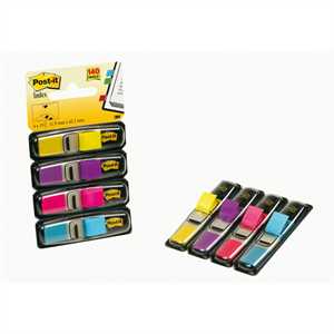 Segnapagina Post-it Index Mini - 12x43.1 conf. 140pz - 4 colori
