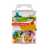 Spilli cartografici a clessidra - colori assortiti - Lebez - 40pz