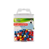 Spilli cartografici a sfera - colori assortiti - Lebez -  100pz